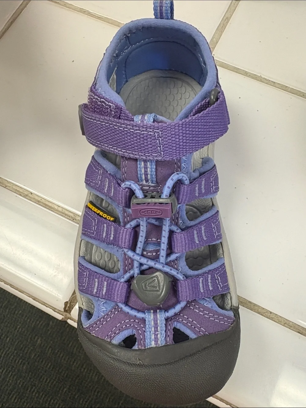 KEEN Kids Purple & Light Blue Closed-Toe Outdoor Sandals